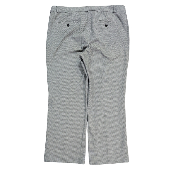Banana Republic Logan Mini Houndstooth Trousers Career Preppy TALL LONG - Picture 3 of 9